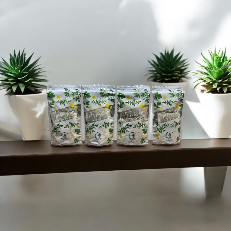 【お得セット レターパックプラスで発送】深吉野よもぎ茶_Tsa Bag(30包×4袋)