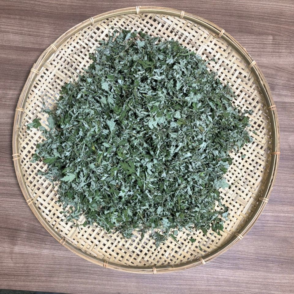 深吉野よもぎ乾燥葉_1kg_栽培期間中農薬不使用・有機質肥料栽培