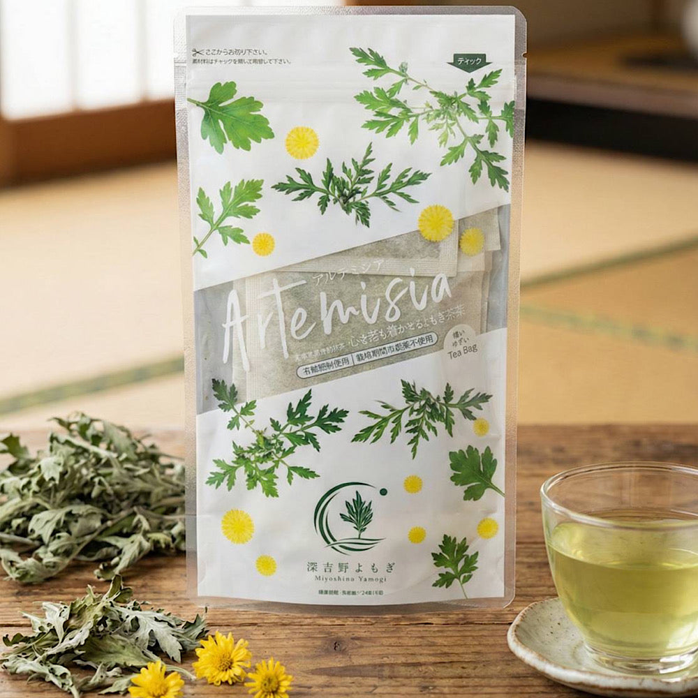 深吉野よもぎ茶_Tea Bag(30包)_栽培期間中農薬不使用・有機質肥料栽培